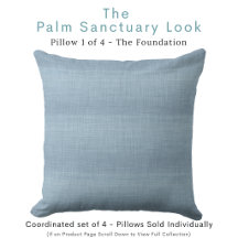 Modern Blue Throw Pillow