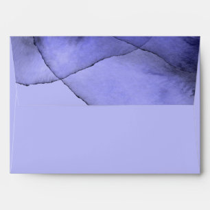 modern blue violet lavender envelope
