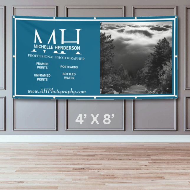 Modern Blue & White 1 Image Small Business Banner (Creator Uploaded)