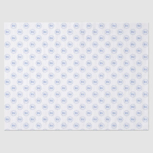 Modern Blue White European Union Stars EU Logo Tissue Paper