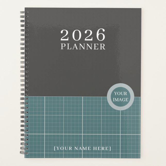 Modern Blueprint Grid Planner PR01 (Front)