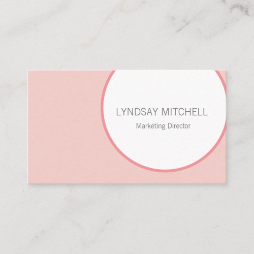 Modern Blush Business Card