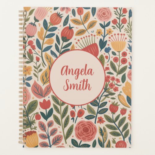 Modern Blush Floral Planner