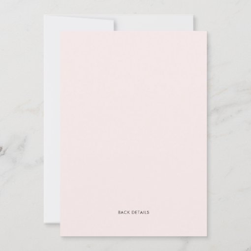 Modern Blush Pink Flowers Elegant Bautizo Invitation | Zazzle