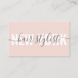 Hair Stylist Hairdresser Fashion Business Cards Business Card