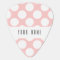 Modern Blush Pink White Polka Dots Pattern