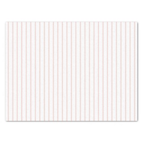 Modern blush pink white vertical Stripes pattern Tissue Paper