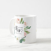 Modern Blush | WEDDING  THE future MRS Typography Coffee Mug (Front Left)