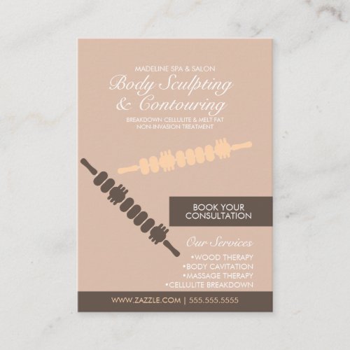 Modern Body Contouring Body Sculpting Massage   Business Card