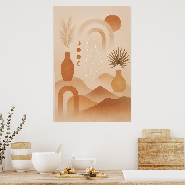 Modern Bohemian Wall Art (Kitchen)
