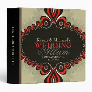 Modern Bohemian Wedding Album Binder