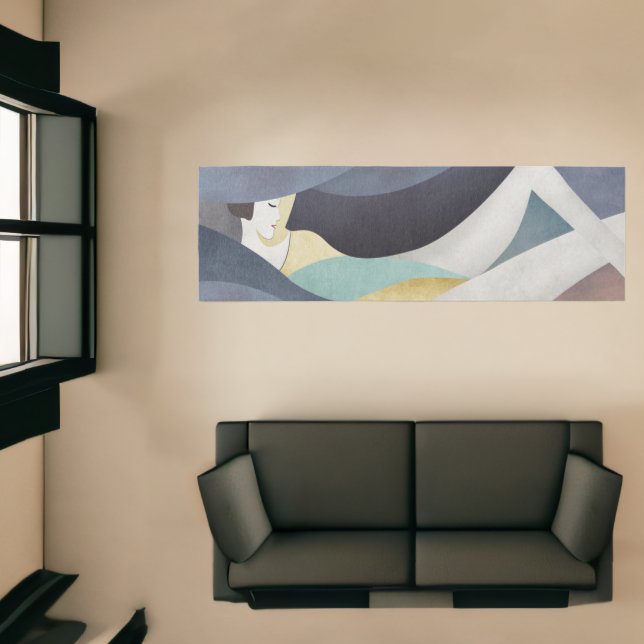 Modern Boho Abstract Art Geometric Pattern  Runner (Insitu (Indoor 1))