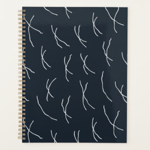 Modern Boho Abstract Lines Interior Designer Planner
