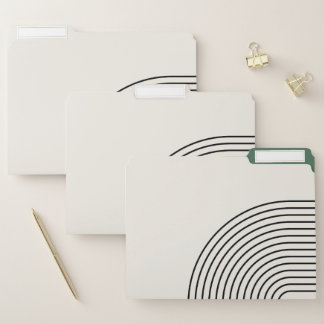 Modern Boho Abstraction File Folder