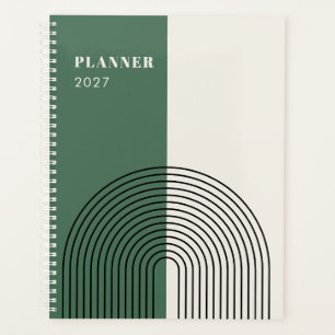 Modern Boho Abstraction Planner