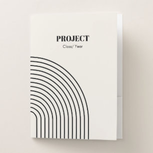 Modern Boho Abstraction Pocket Folder