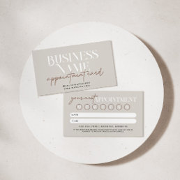 Modern Boho Appointment Reminder Card