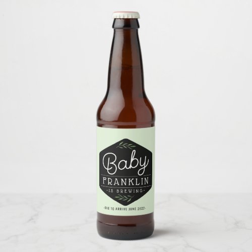 Modern Boho Baby Brewing Beer Labels