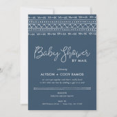 Modern Boho Baby Shower by Mail Invitation (Front)