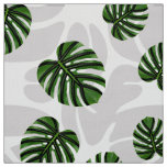 Modern Boho Botanical Leaves Pattern Fabric