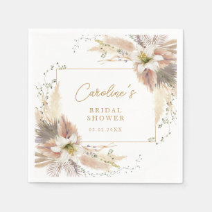 Modern Boho   Bridal Shower  Napkins