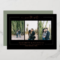 Modern Boho Desert | 3 Photo Save the Date