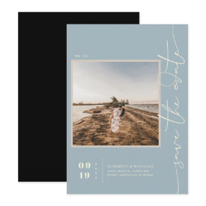 Modern Boho Desert | Square Photo Save the Date