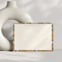 Modern Boho Floral Mustard Yellow Personalized