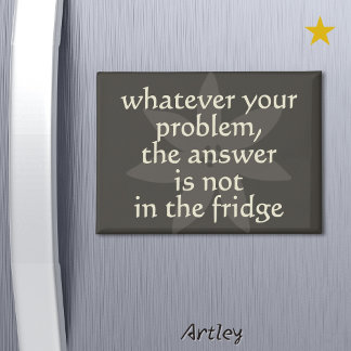 Modern Boho Flower Weight Loss Motivational Fridge Magnet