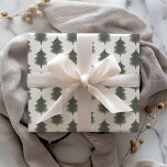 Modern Boho Merry Christmas | Trees | Pine | Wrapping Paper Sheets<br><div class="desc">Celebrate the holiday season with these modern boho merry Christmas | trees and pine wrapping paper sheets. Their mix of simple black-and-white font and unique Christmas patterns, including chic Christmas trees and green and gold pine branches, creates a touch of charm and individuality. The design embodies a classic and whimsical...</div>