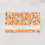 Modern Boho Oranges Citrus Fruit Blush Green Business Card