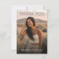 Modern Boho Photo Graduation Thank You Card