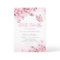 Modern Boho Pink Floral Butterfly Girl Baby Shower