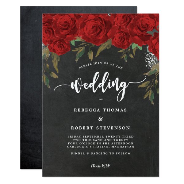 256153943549757199 modern boho red floral wedding invitation
