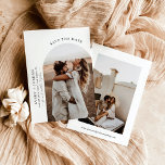 Modern Boho Save the Date | Photo Minimalist Cards<br><div class="desc">This lovely Save the Date Invitation features a gorgeous minimal layout for your Save the Date announcement where you have freedom to create something uniquely yours! Easily edit wording and colors to match your style! Text and background colors are fully editable —> click the "Customize Further" button to edit! --------------...</div>