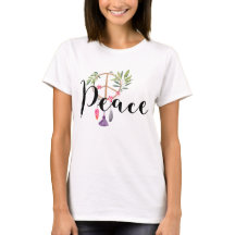 Modern Boho Style Peace Design