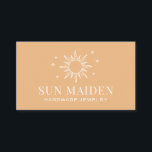 Modern Boho Sun Business Card<br><div class="desc">Personalized business cards featuring a sun theme.</div>
