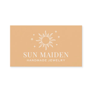 Modern Boho Sun Business Card
