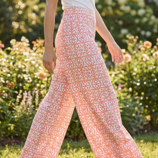 Modern Boho Tribal Geometric Coral Pink Pattern Fabric