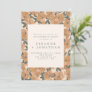 Modern Boho Yellow Floral Engagement Party Invitation