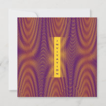 Modern Bold Abstract Purple Unique Trippy Custom