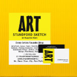 Modern Bold, Art Supplies Store Flyer<br><div class="desc">Modern Bold,  Art Supplies Store Advertising Flyer by The Business Card Store.</div>
