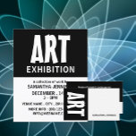Modern Bold, Artist Exhibition Advertising Flyer<br><div class="desc">Modern Bold,  Artist Exhibition Advertising Flyer by The Business Card Store.</div>