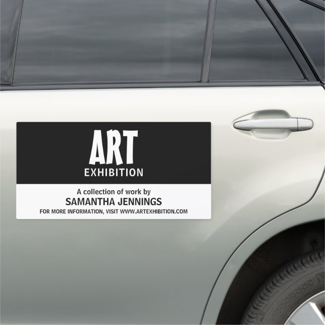 Modern Bold, Artist Exhibition Car Magnet (In Situ)
