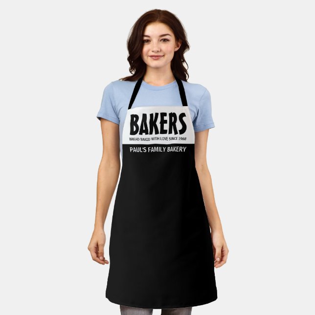 Modern Bold, Bakery Store Apron (Worn)