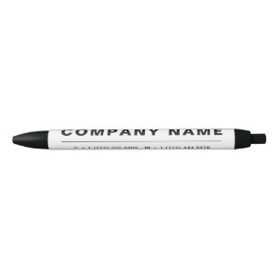 Modern Bold - Black & White - Company/Event Pen