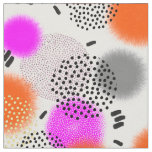Modern Bold Bright Artsy Abstract Pattern Fabric