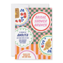Modern Bold & Colorful Bridal Shower Brunch