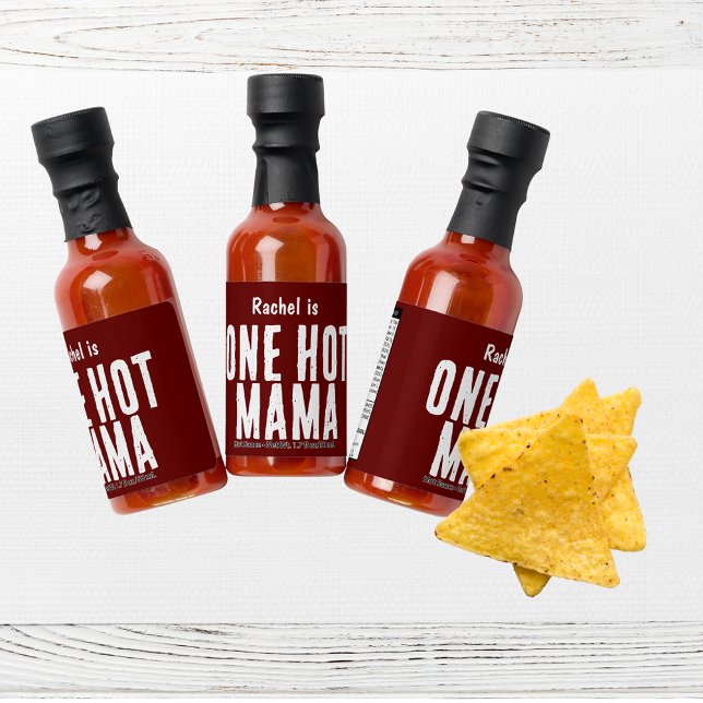 Modern & Bold Custom Hot Sauce Favors (Grab these fun favors for your upcoming weddings, birthdays and bachelorette parties!)