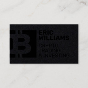 Modern bold dark professional  business card